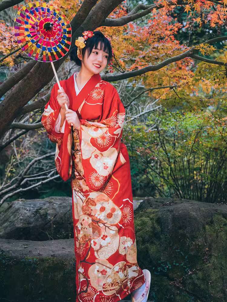 Women Formal Wear Photoshoot - Kimono Modified Women Japanese Style Chinese