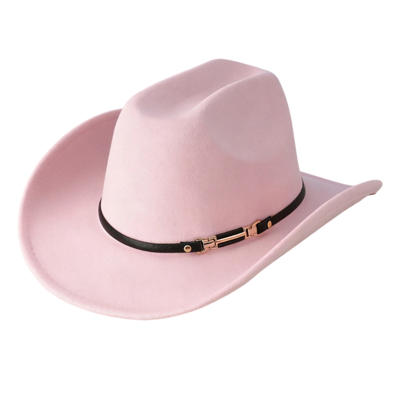 Women Formal Wear Western - Roll Brims Cowboy Cap for Women