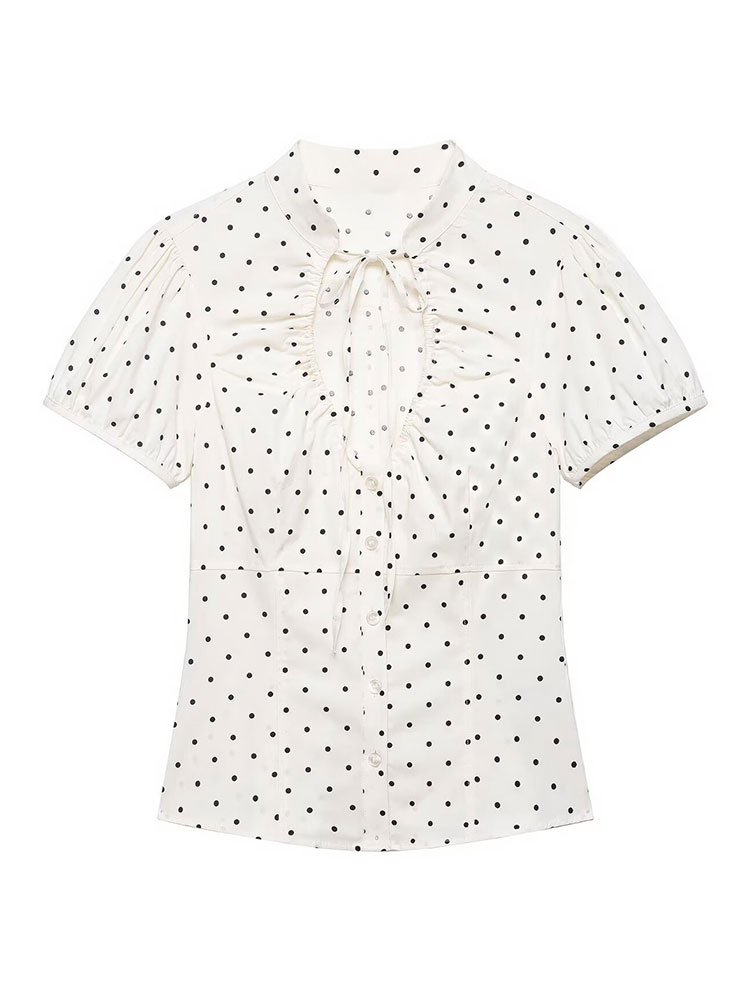 Women'S Formal Wear Blouse - HH Vintage Retro Womens White Shirt