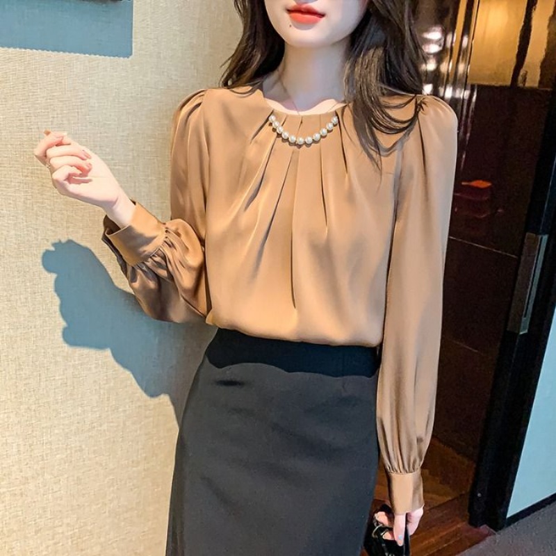 Office Outfits Round Neck Fema - Women'S Formal Wear Blouse reseña y precio
