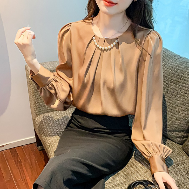 Office Outfits Round Neck Fema - Women'S Formal Wear Blouse reseña y precio