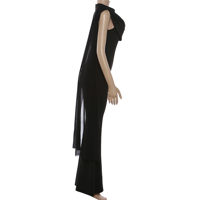 Black Women Jumpsuit Sexy Slee - Women'S Formal Jumpsuit Evening Wear reseña y precio