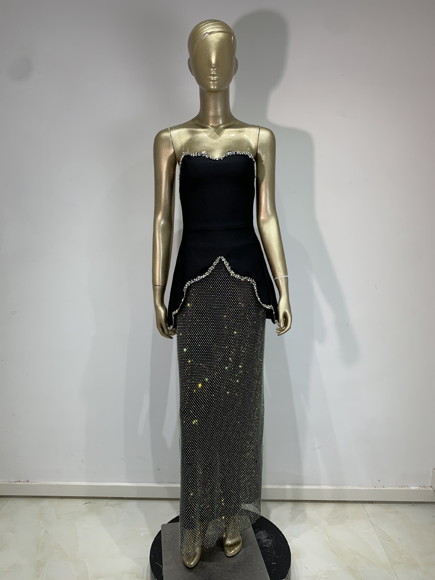 Formal Rhinestone Black Sexy D - Women Formal Wear Photoshoot reseña y precio