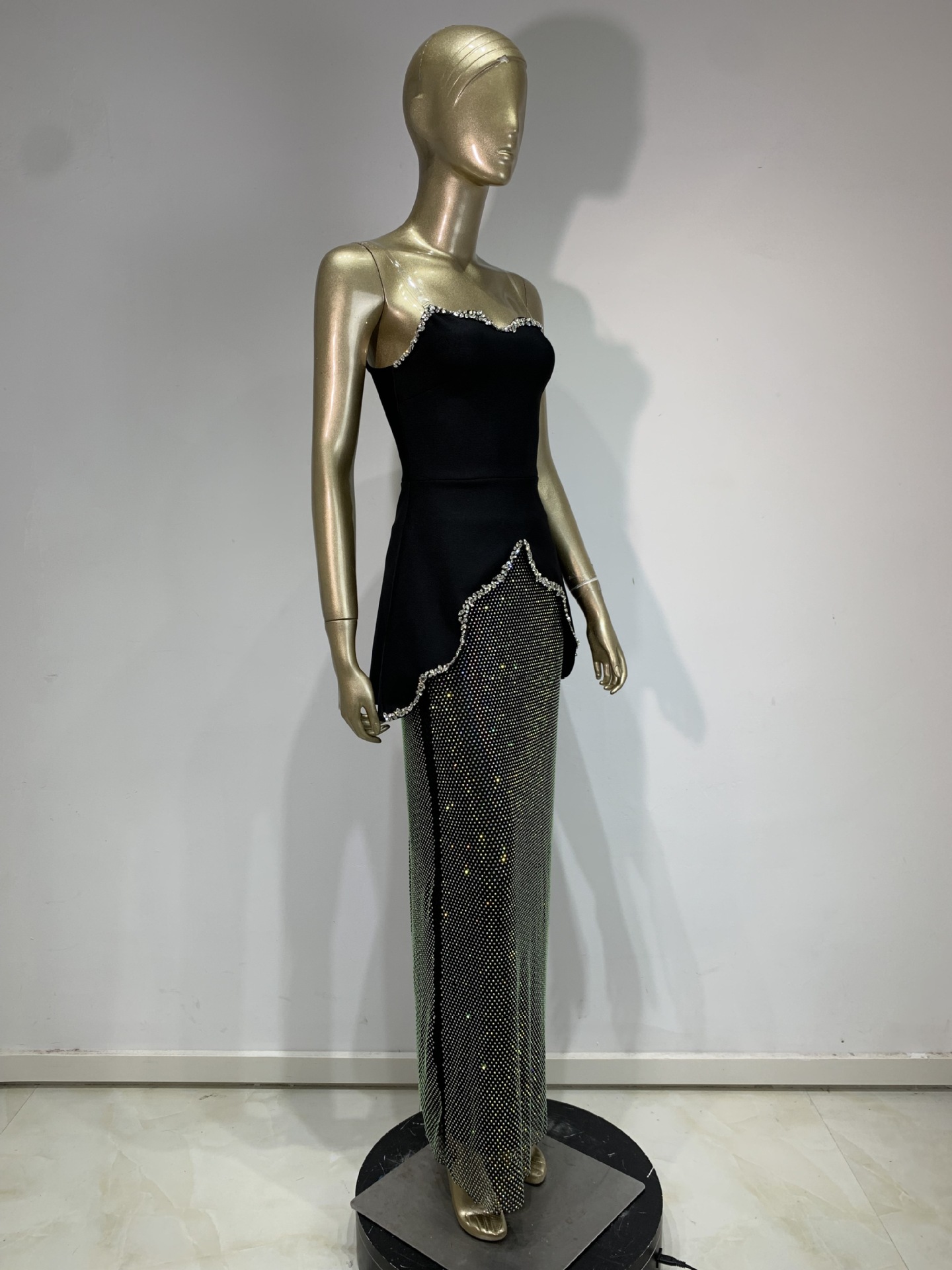 Formal Rhinestone Black Sexy D - Women Formal Wear Photoshoot reseña y precio