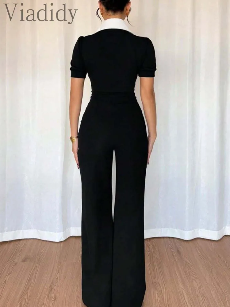 Women's Elegant Color Block La - Women'S Formal Jumpsuit Evening Wear reseña y precio