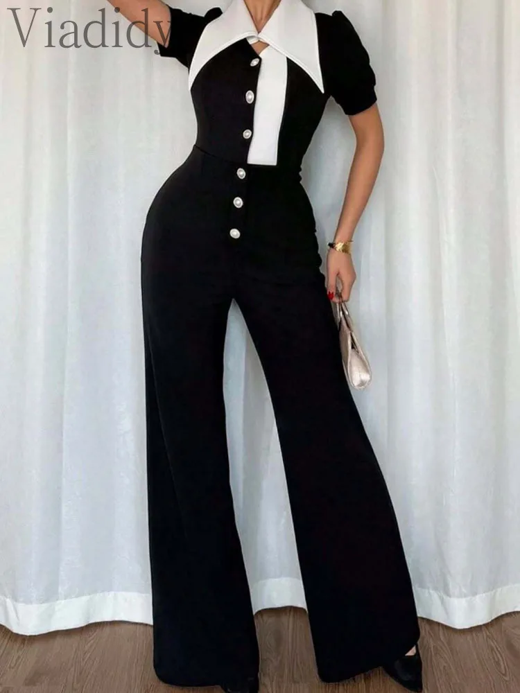 Women's Elegant Color Block La - Women'S Formal Jumpsuit Evening Wear reseña y precio