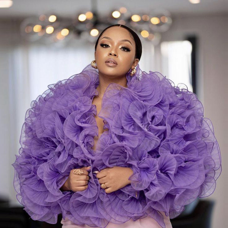 Purple Ruffles Tulle Top Women - Women Formal Office Wear Tops reseña y precio
