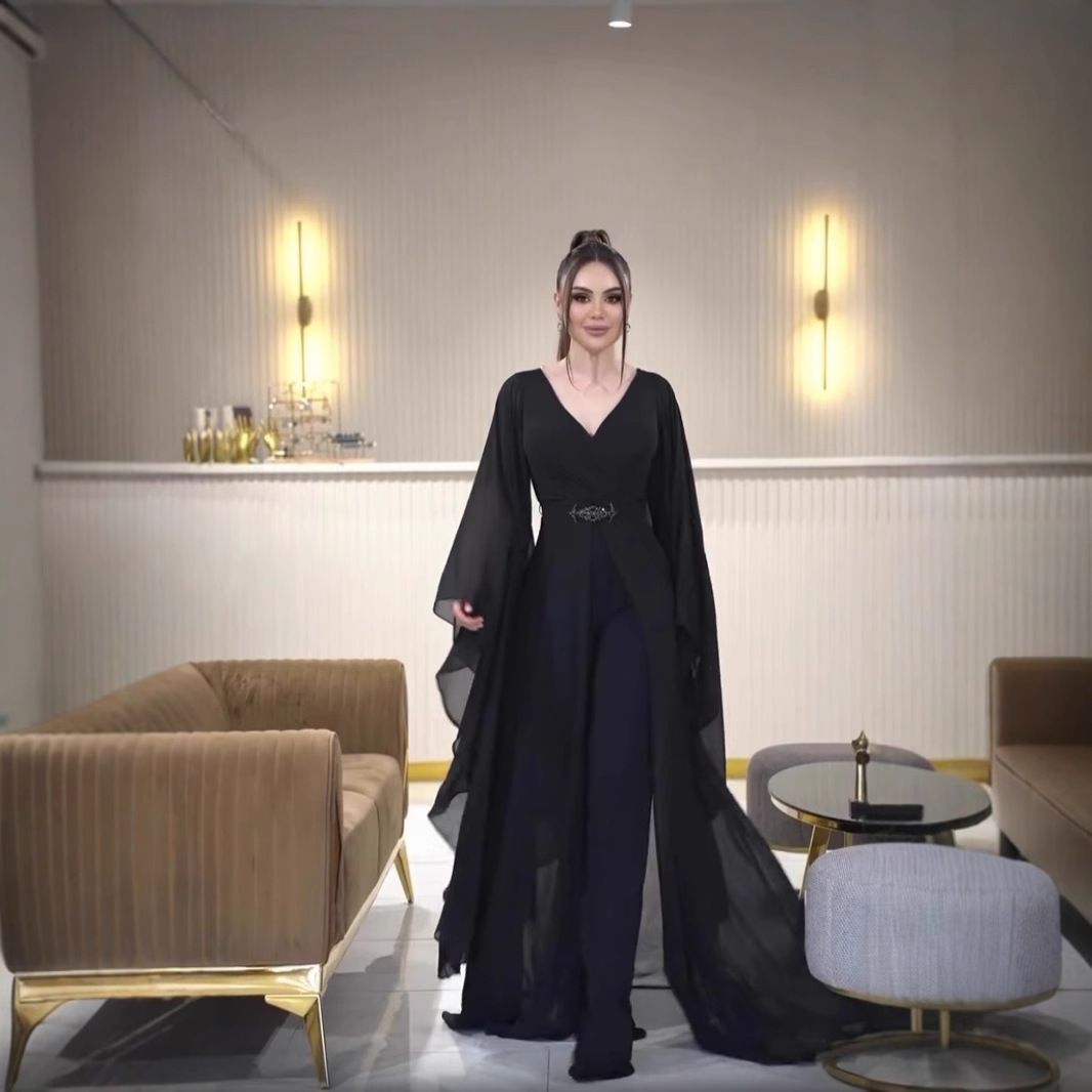 Arabia Black Women Jumpsuit Pr - Women'S Formal Jumpsuit Evening Wear reseña y precio