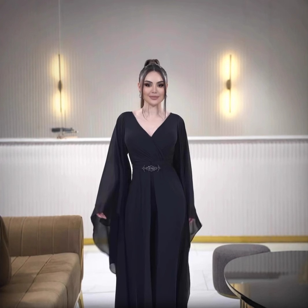 Arabia Black Women Jumpsuit Pr - Women'S Formal Jumpsuit Evening Wear reseña y precio