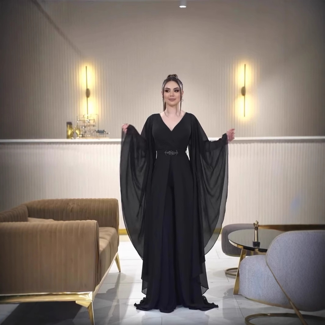 Arabia Black Women Jumpsuit Pr - Women'S Formal Jumpsuit Evening Wear reseña y precio