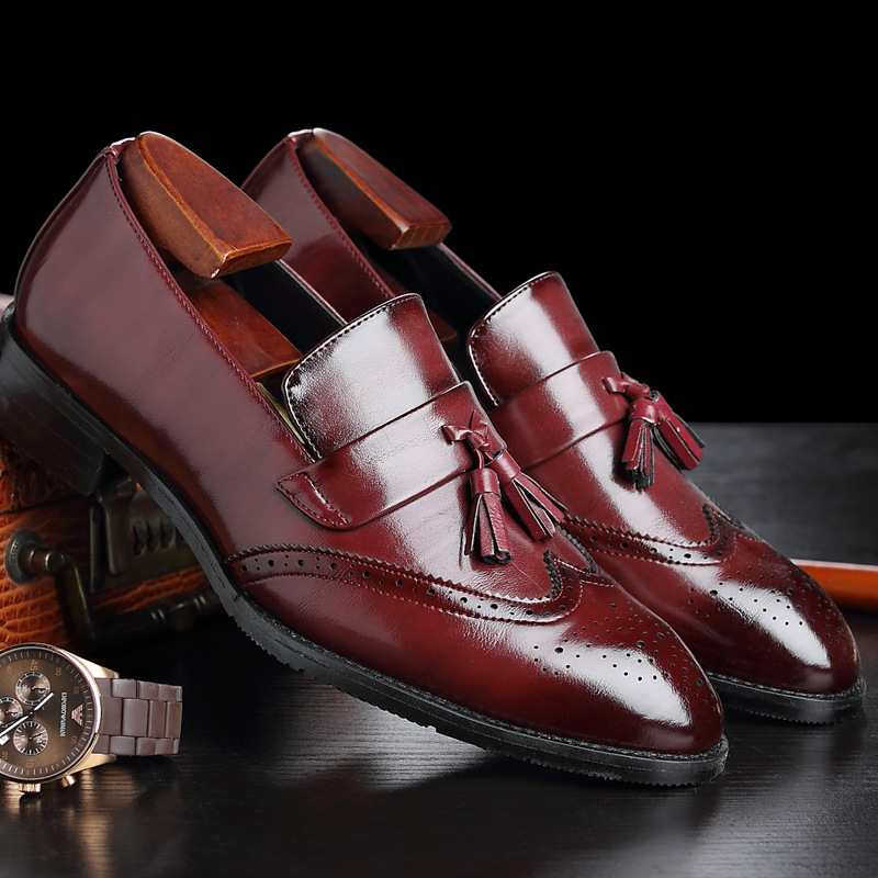 Classic Men's Leather Tassel L - Formal Wear Women'S Loafers reseña y precio