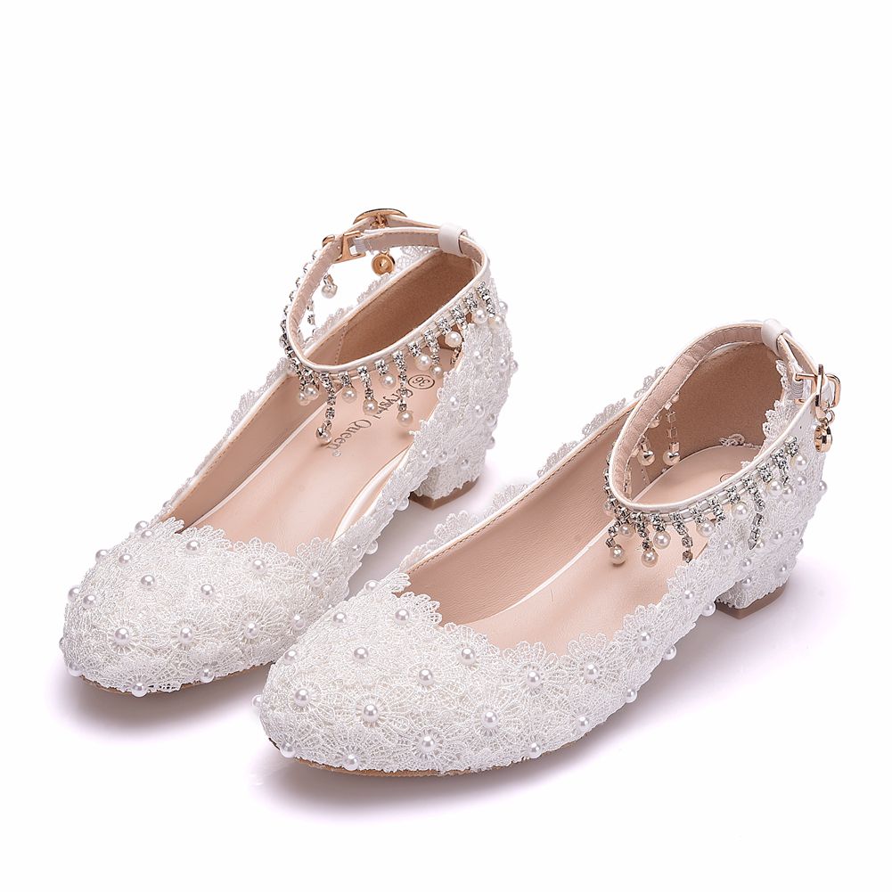 Women's Closed Toe Low Chunky  - Women'S Formal Wear To A Wedding reseña y precio
