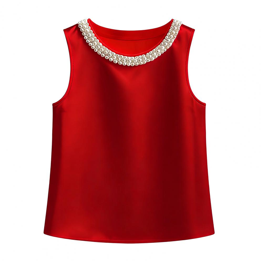 Silky Vest Women’s Silky Satin - Women'S Formal Wear Blouse reseña y precio