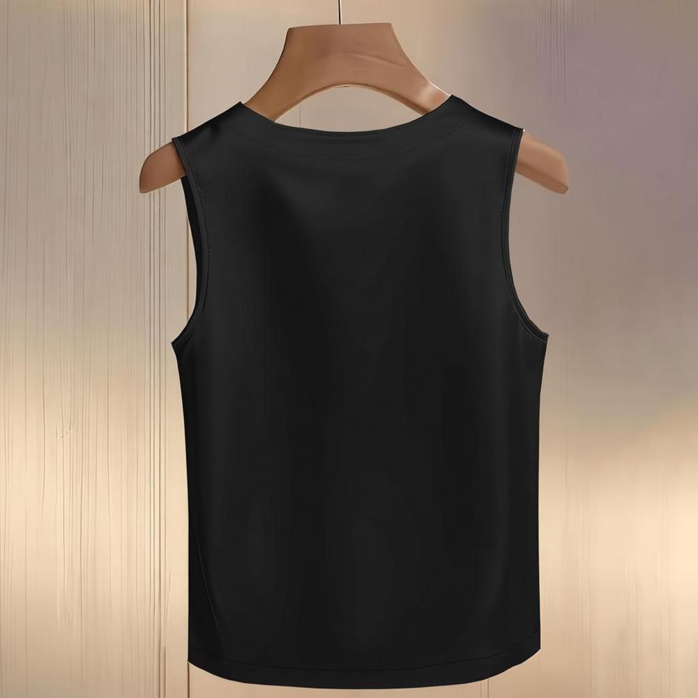 Silky Vest Women’s Silky Satin - Women'S Formal Wear Blouse reseña y precio