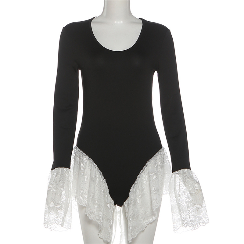Black White Lace Women Jumpsui - Women'S Formal Jumpsuit Evening Wear reseña y precio