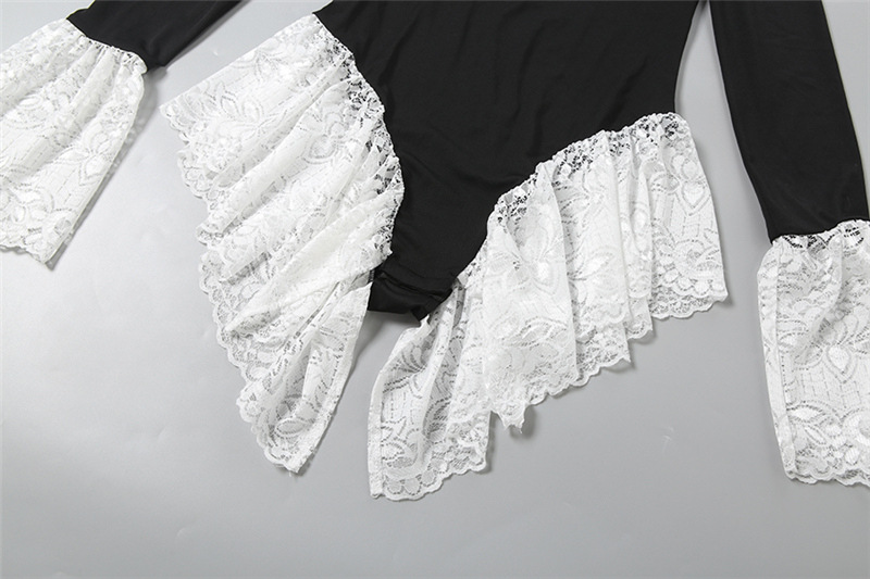 Black White Lace Women Jumpsui - Women'S Formal Jumpsuit Evening Wear reseña y precio