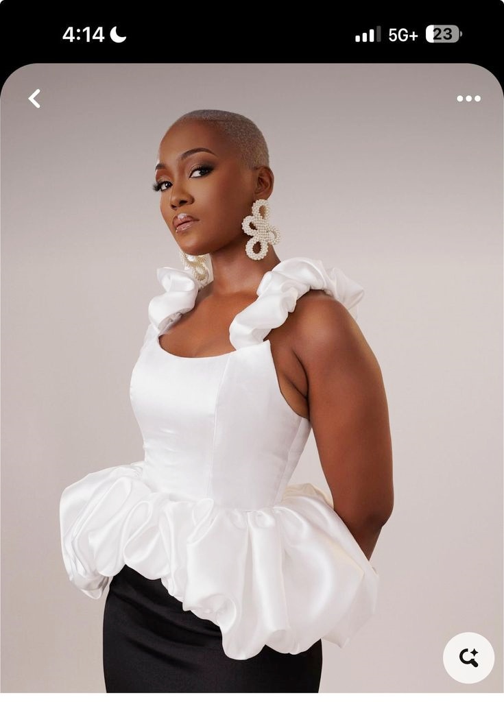 White Satin Women Top With Str - Women'S Formal Wear Blouse reseña y precio