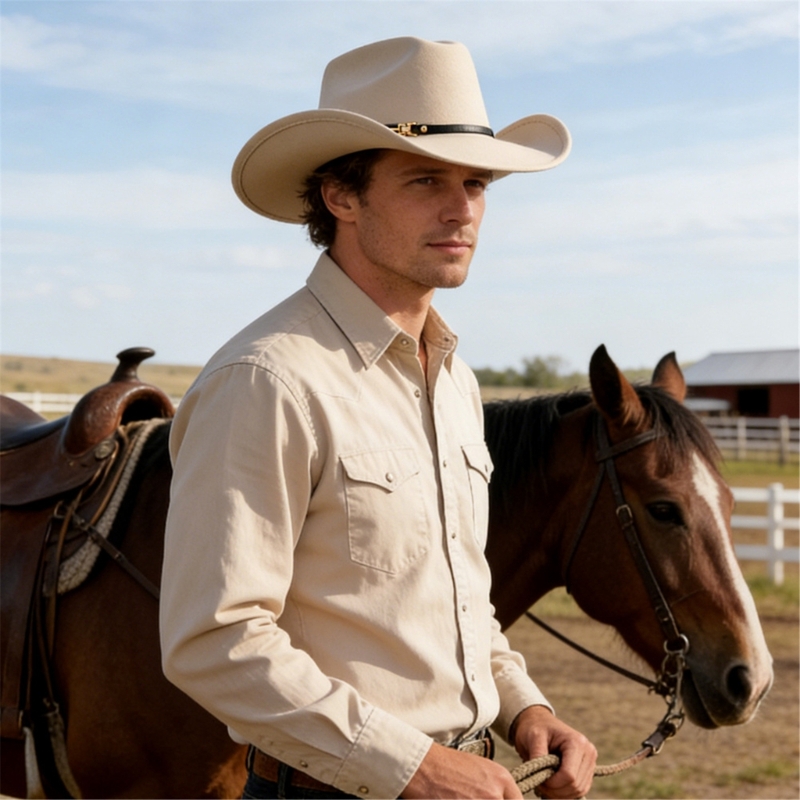 Roll Brims Cowboy Cap for Wome - Women Formal Wear Western reseña y precio