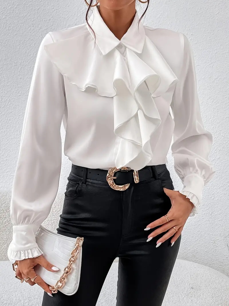 Women's Long Sleeve Blouse Ruf - Women'S Formal Wear Blouse reseña y precio