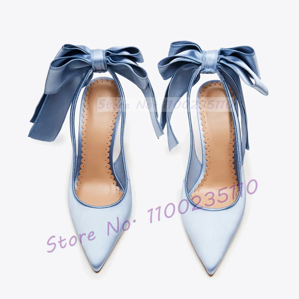 White Sleek Satin Pointed Toe  - Women'S Formal Wear To A Wedding reseña y precio