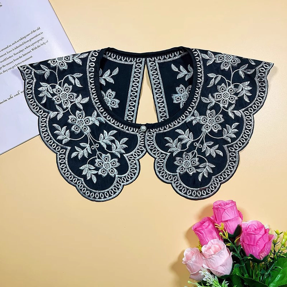 Women Lace Collar Cotton Fake  - Women'S Formal Wear Blouse reseña y precio