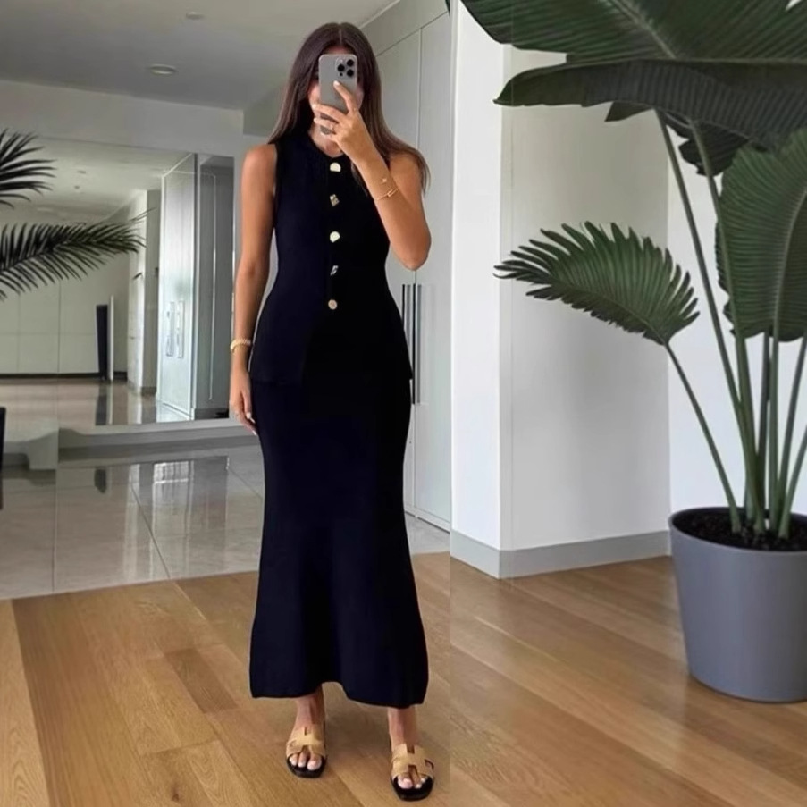 Round-neck Single-breasted Sle - Women Formal Office Wear Tops reseña y precio