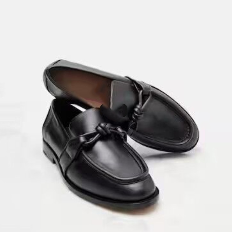 Women's Leather Knot Detail Lo - Formal Wear Women'S Loafers reseña y precio
