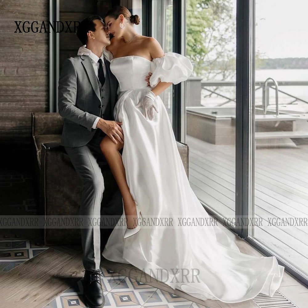 Customized A Line Wedding Dres - Formal Gala Wear Women reseña y precio