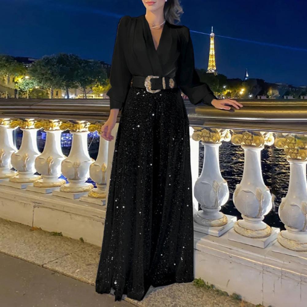 Lady Evening Wear Jumpsuit V N - Women'S Formal Jumpsuit Evening Wear reseña y precio