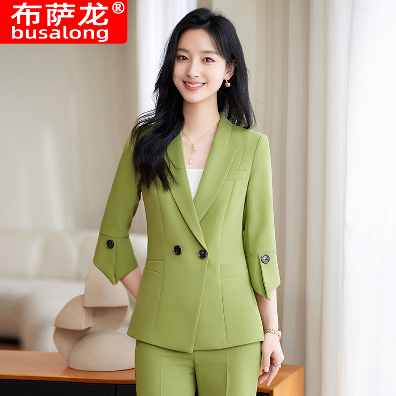 Spring Summer New Yellow Suit  - Yellow Formal Wear Women reseña y precio