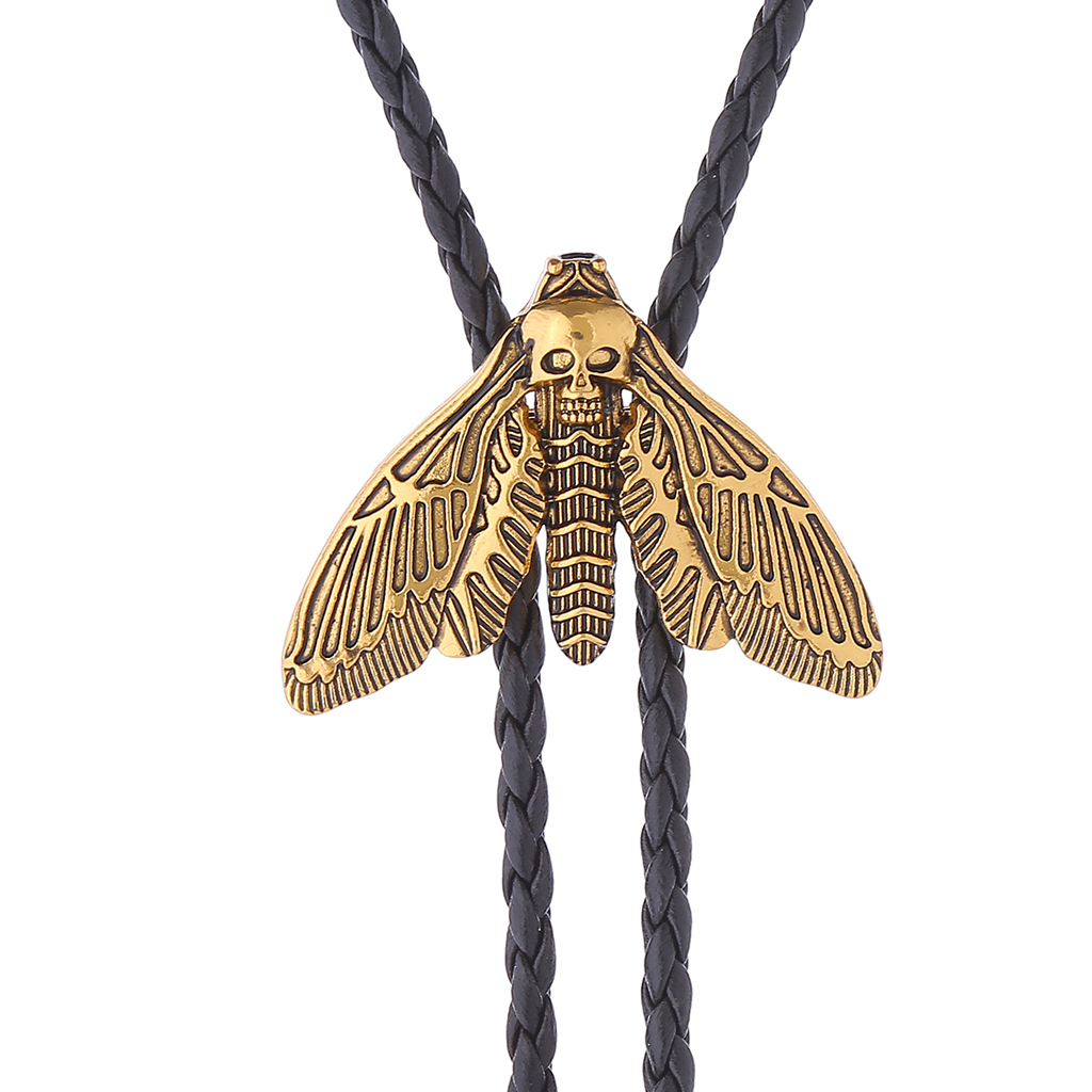 Fashion Animal Moth Bolo Tie - - Women Formal Wear Western reseña y precio