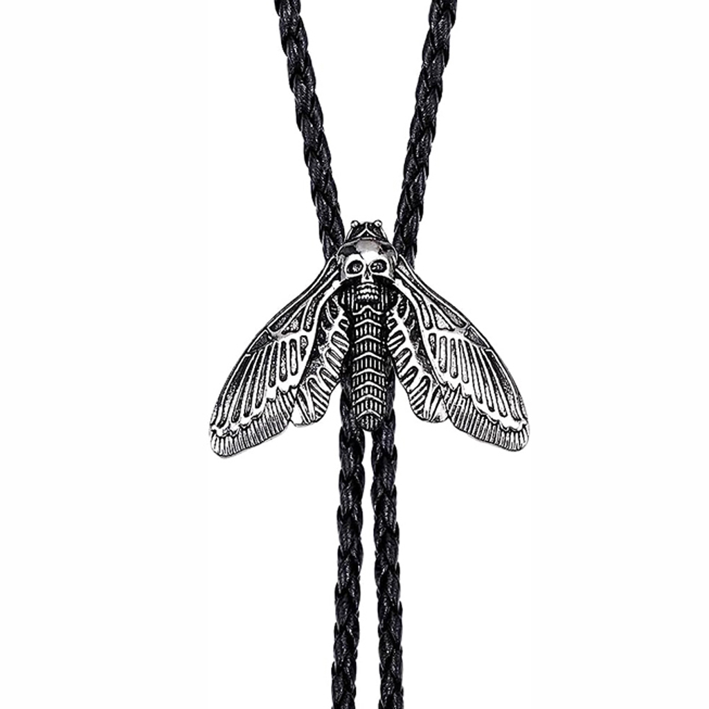 Fashion Animal Moth Bolo Tie - - Women Formal Wear Western reseña y precio