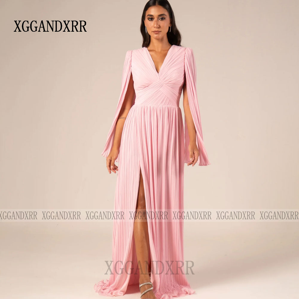 Customized Pink A Line Prom Dr - Formal Gala Wear Women reseña y precio