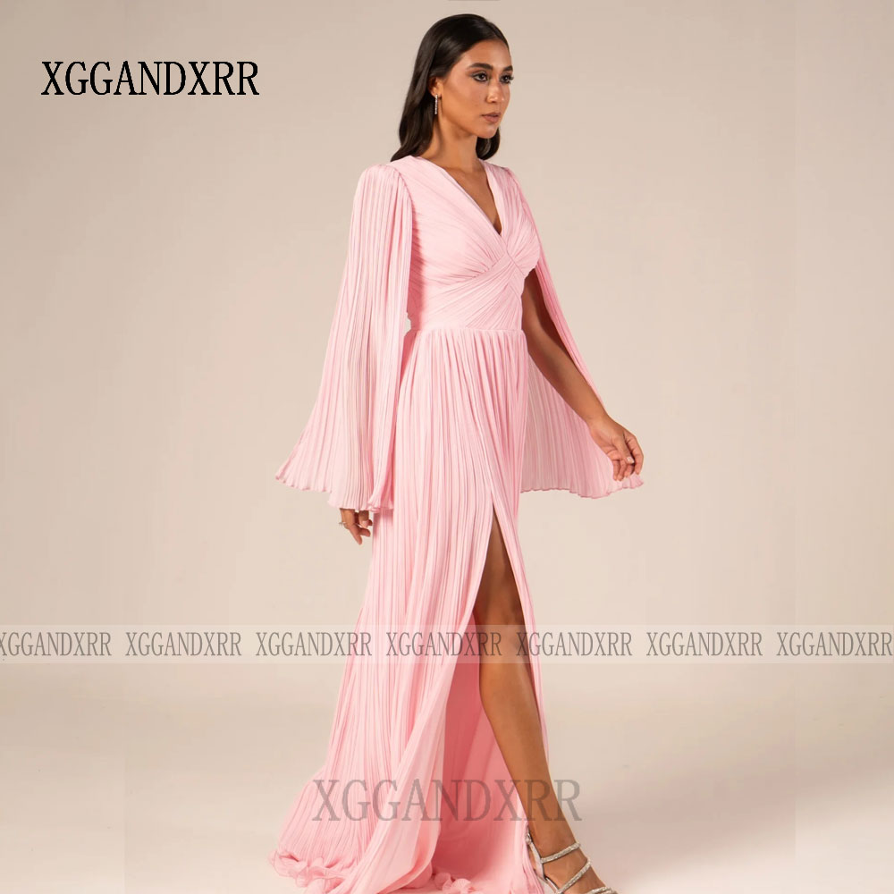 Customized Pink A Line Prom Dr - Formal Gala Wear Women reseña y precio