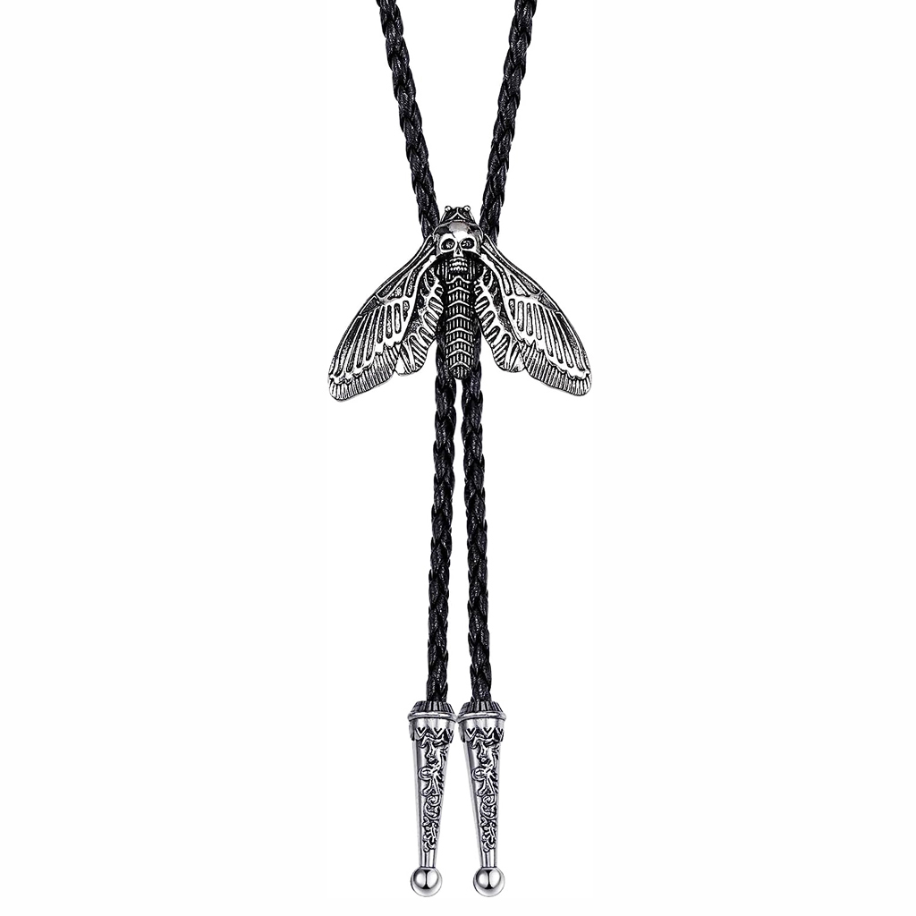 Fashion Animal Moth Bolo Tie - - Women Formal Wear Western reseña y precio