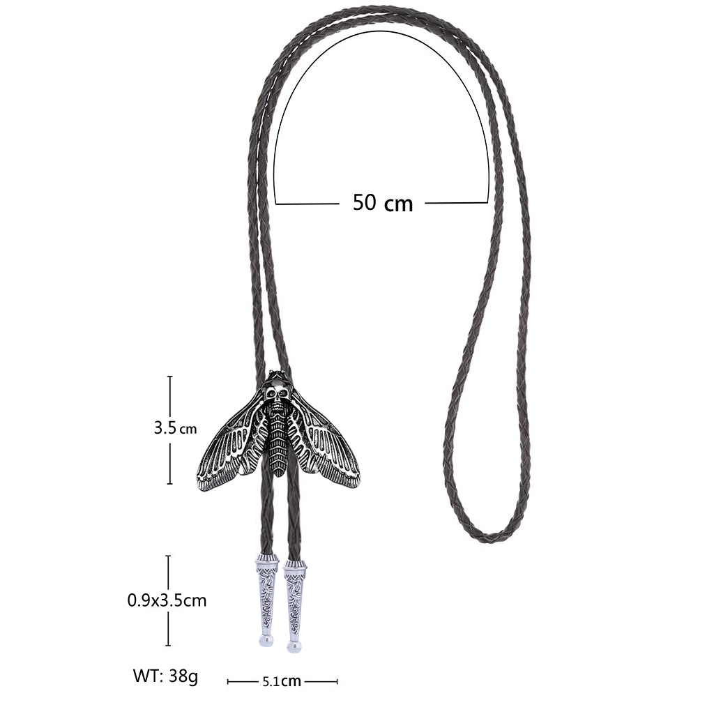 Fashion Animal Moth Bolo Tie - - Women Formal Wear Western reseña y precio
