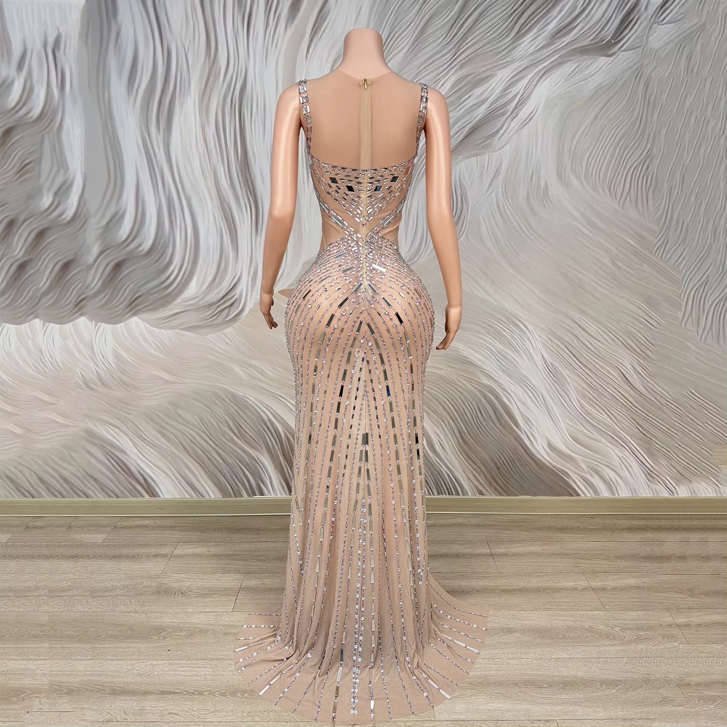 Sparkly Crystals Formal Long D - Women Formal Wear Photoshoot reseña y precio