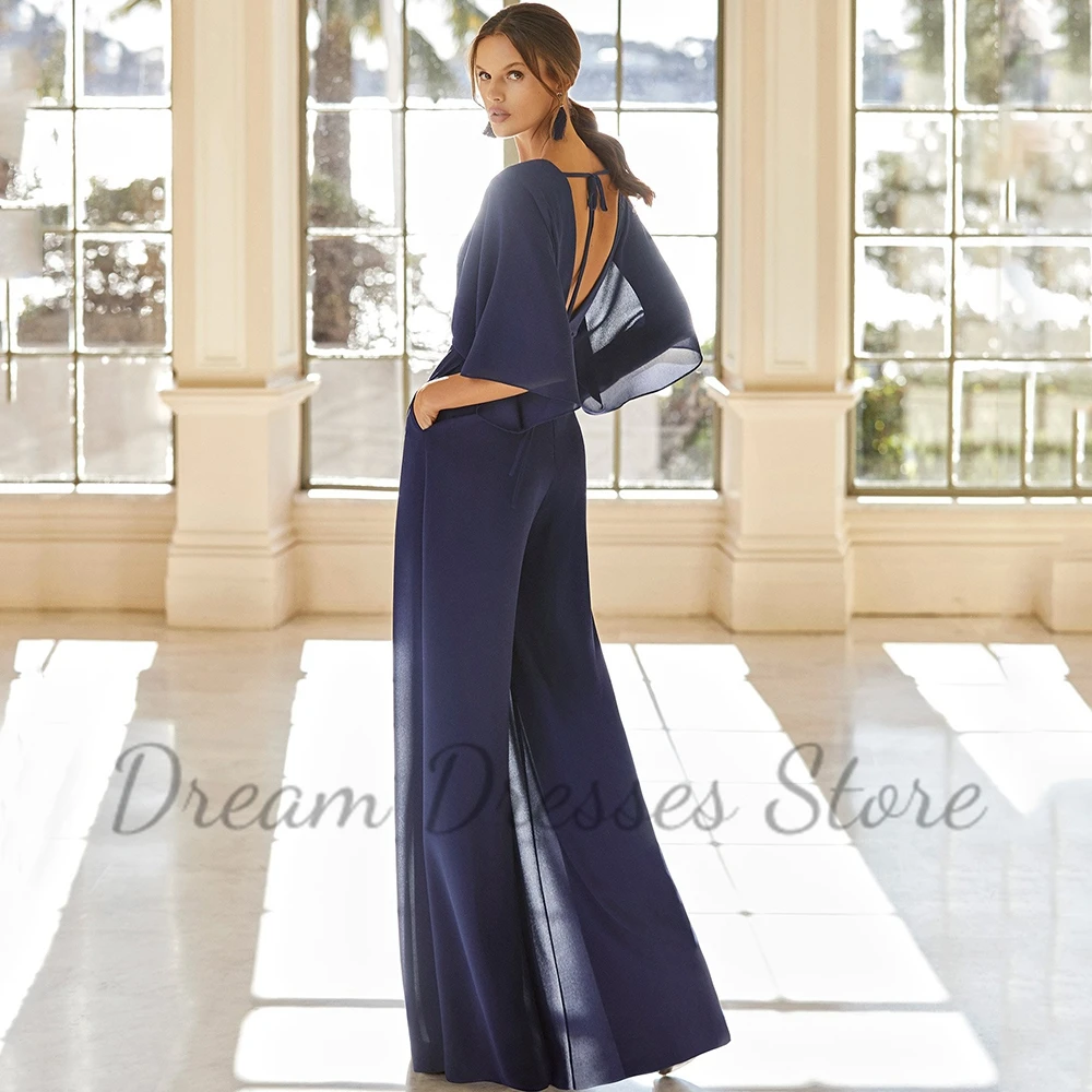 Simple V-Neck Evening Dress Ha - Women'S Formal Jumpsuit Evening Wear reseña y precio
