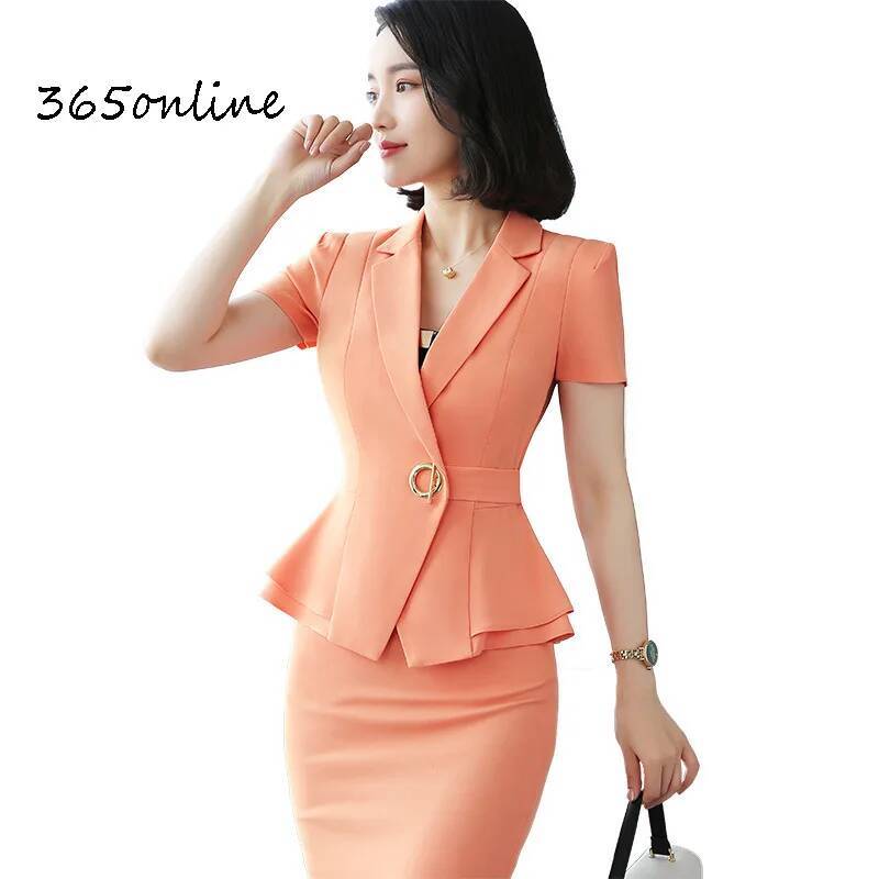 Formal Uniform Styles Blazers  - Women Formal Office Wear Tops reseña y precio