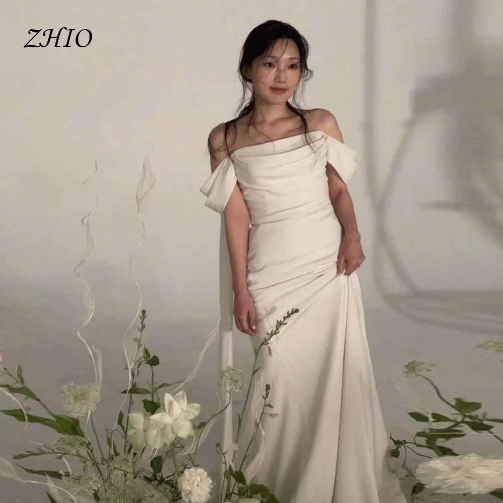 ZHIO Custom Asymmetric Draped  - Women Formal Wear Photoshoot reseña y precio