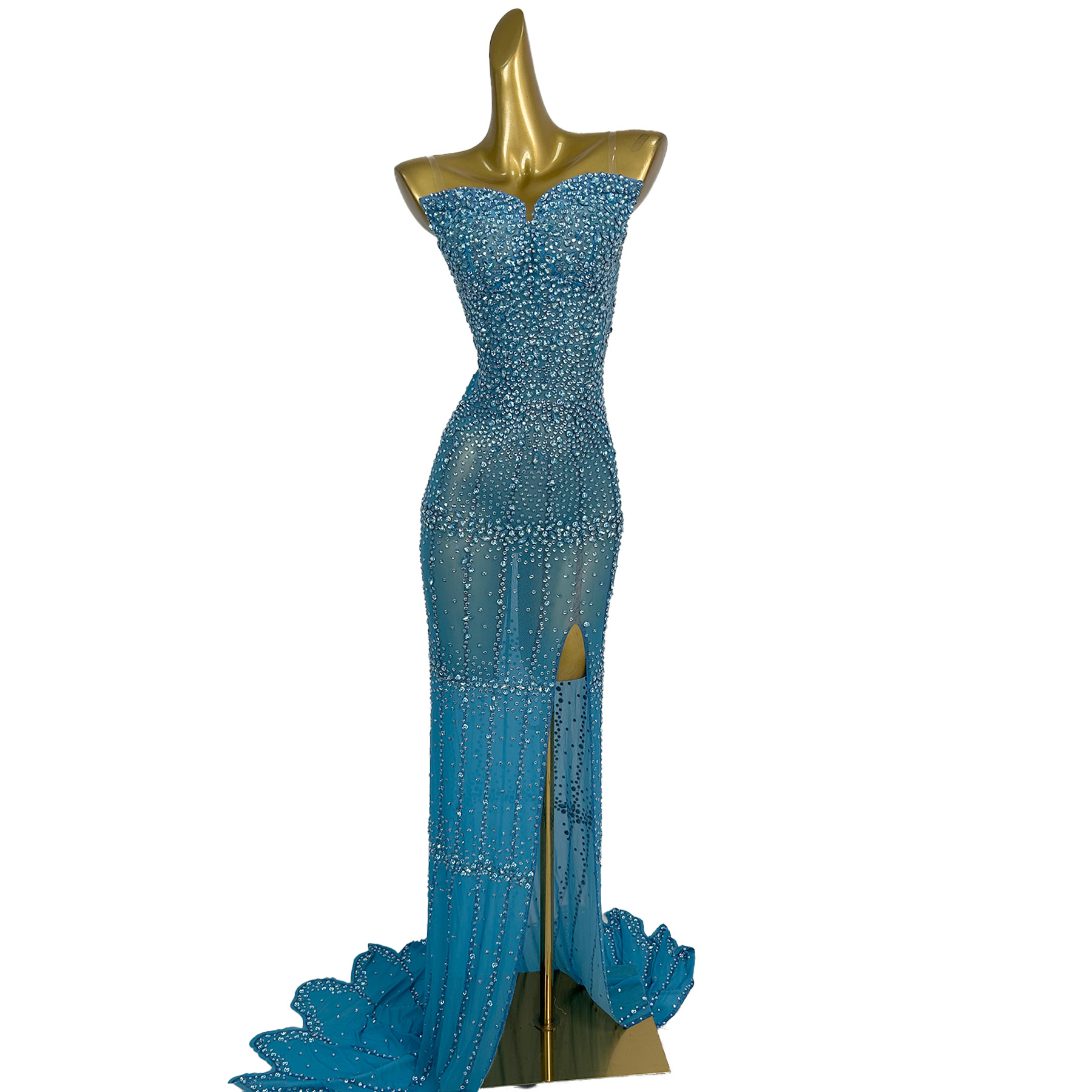 High-end Wedding Sparkly Cryst - Women Formal Wear Photoshoot reseña y precio