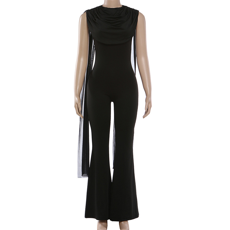 Black Women Jumpsuit Sexy Slee - Women'S Formal Jumpsuit Evening Wear reseña y precio